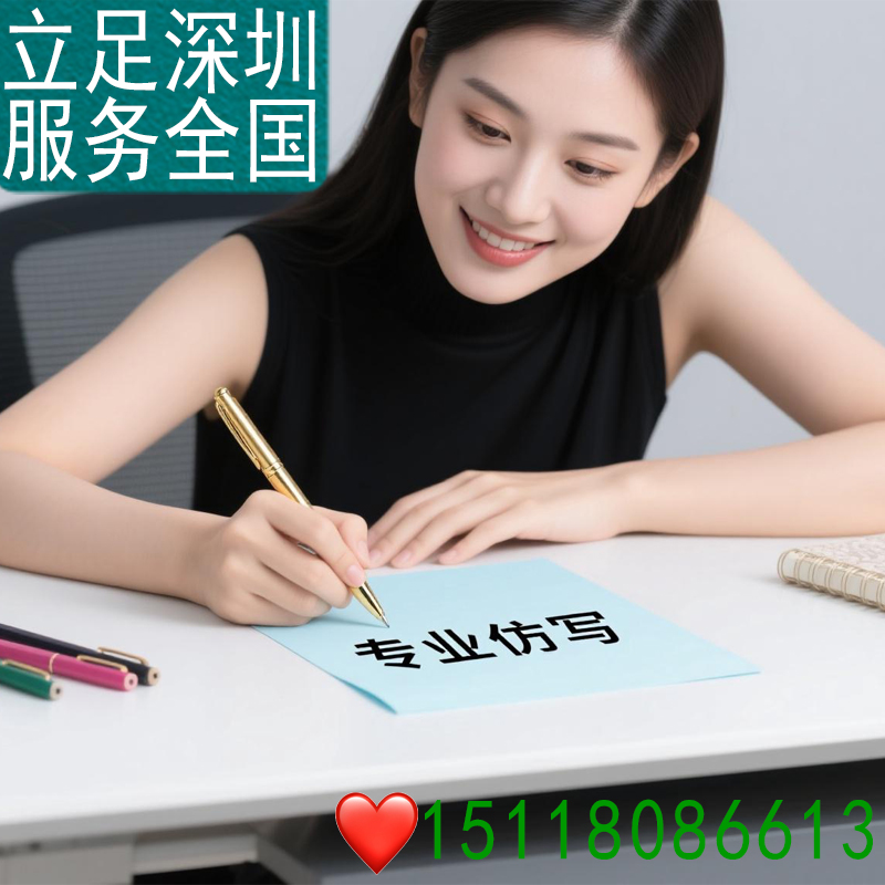 模仿笔迹，不止是相似，更是真实的再现